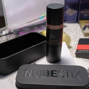 NUDESTIX Face Color Highlighter Stick in Hey Honey Color.